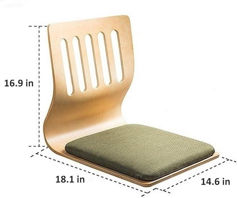 🔥 Crаzу Dеаlѕ Game Chairs,Living Room Chair Japanese Legless Chair Bay Window Backrest Chair Lazy Chair Cushion,Floor Chair Lazy Sofa Game Meditation Floor Seating Floor Chairs with Back Support