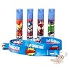 Lip Smacker Marvel 4 Piece Iron Man Captain America Spider Man Hulk Lip Balm Set with Strawberry Cotton Candy Watermelon Oatmeal Cookie 4 Piece Lip Balm Set