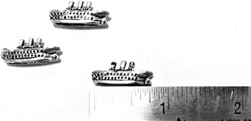 Pasadores decorativos de crucero, 15 piezas, color plateado