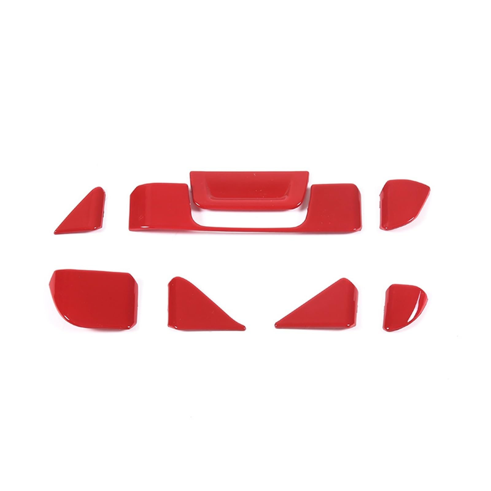 Auto Interior for Chevrolet for Corvette C8 Z51 Z06 2020-2023 Air Conditioning Vents Decorative Stickers Accessories(Red)