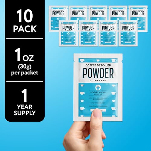 image for [10 Uses] Impresa Descaling Powder & Coffee Machine Cleaning Powder fo
