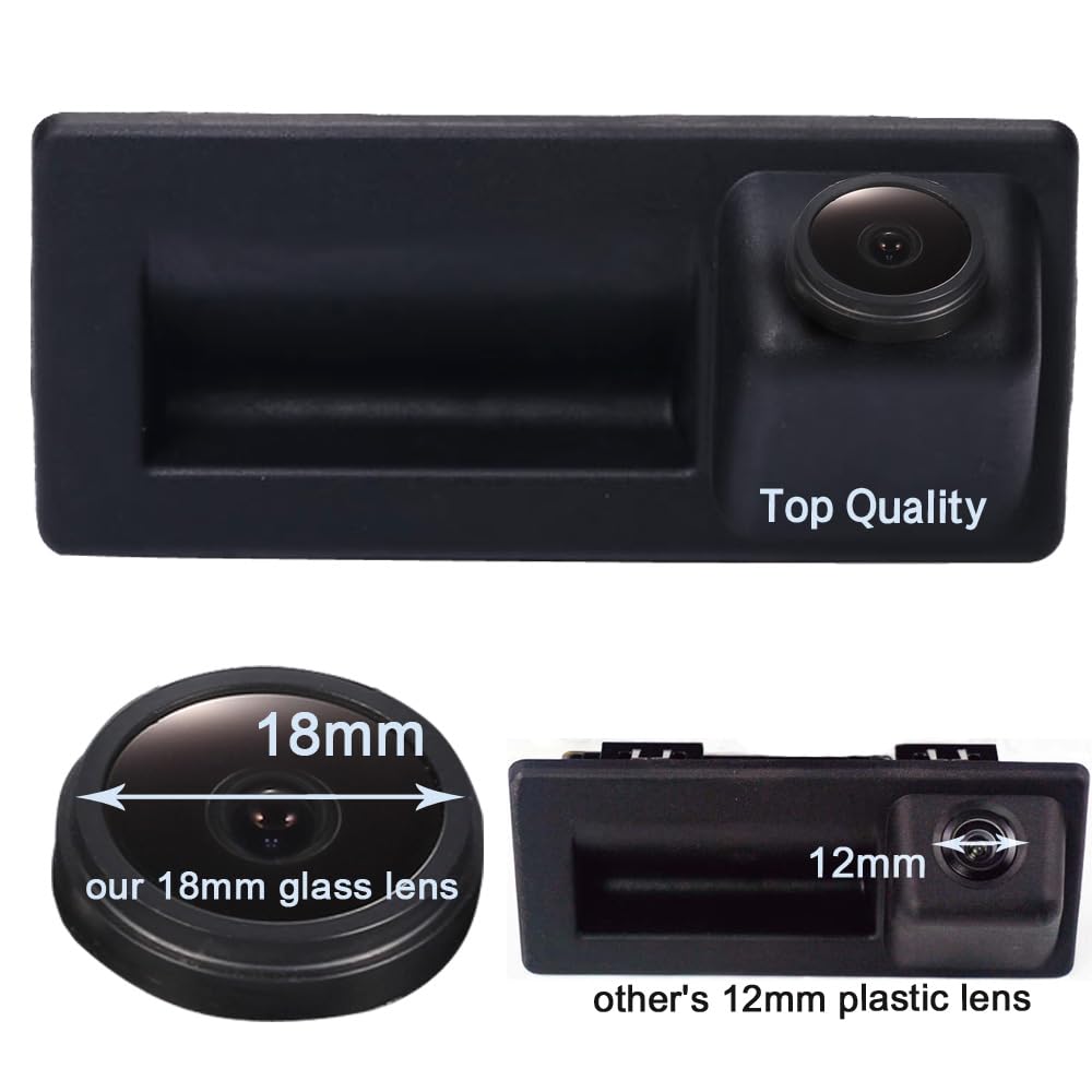 HD Car IP68 1280 pikseli, uchwyt bagażnika, jazda wsteczna, pomoc w parkowaniu, kamera cofania, system cofania, zamiennik do Audi A4L/V W Touran L/Tiguan L/Teramont/C-TREK/Skoda Superb 3 V Limousine