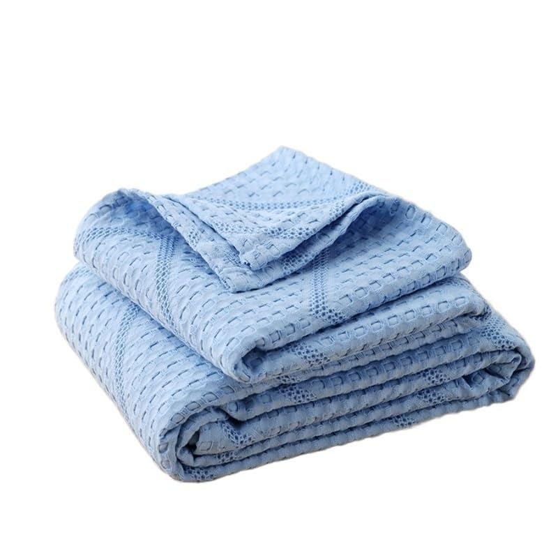 Manta de algodón gofrado tejida en jacquard para sofá y cama