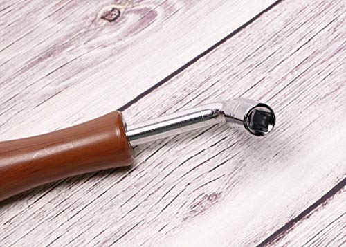 Guzheng Tuner Tuning Wrench - Quadrilateral L-Shape Piano Tuner Spanner Guzheng Square Shape Tuning Hammer Wrench #TOP6