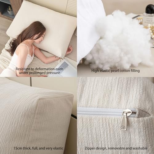 Coussin de dossier lit et canapé ergonomique déhoussable - 7