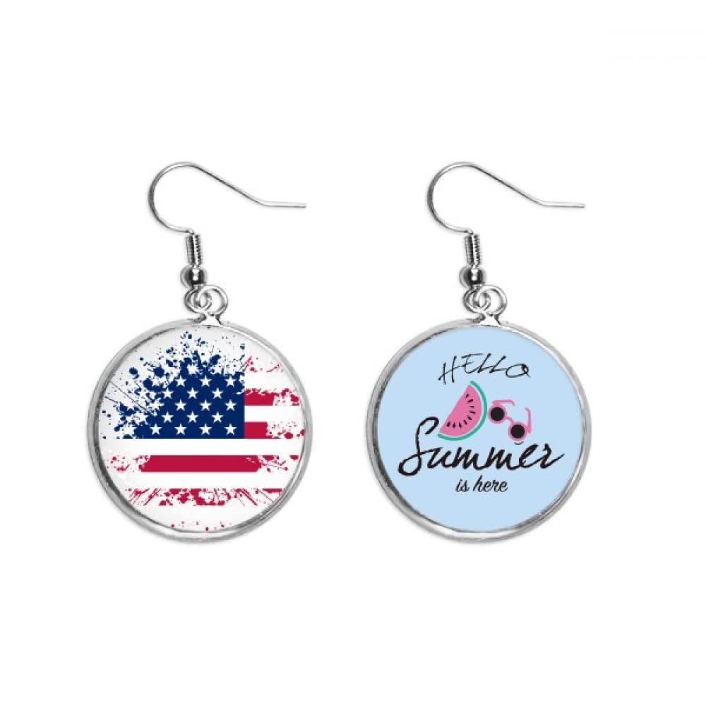 Pendientes de sandía Latina complementos de moda mujer y pendientes de verano 5