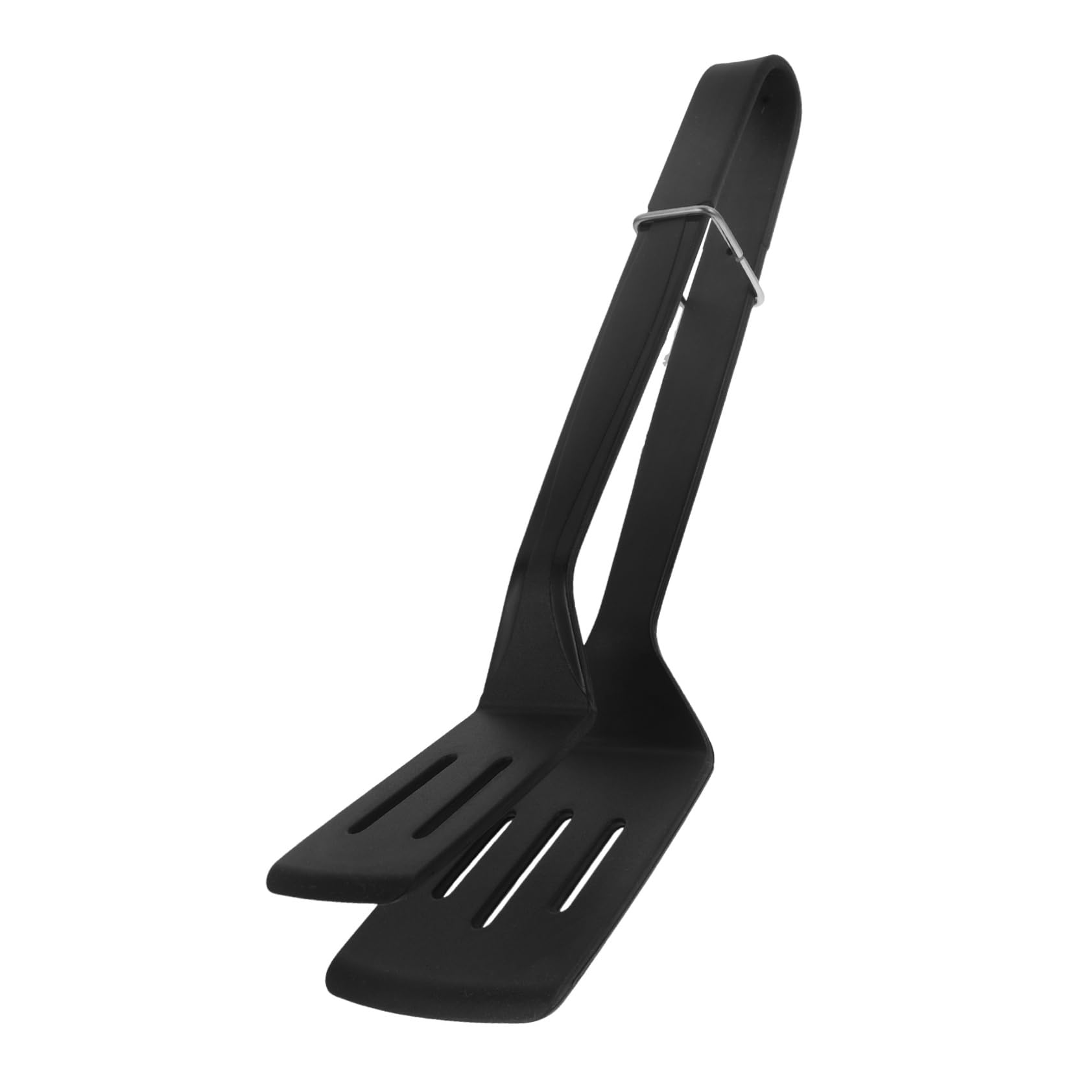 3 Stück Bratspatel-Clip Dreher Essensclips Burger-Smasher Essenszange Grill spachtel schlagende Schaufel Silikonschaufel Küchenzange Servierzange Kieselgel Black