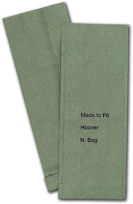 Replacement Vacuum Bags Fit Hoover PortaPower lightweight series vacuum cleaners, Type N bags (GK-HOVN-P)