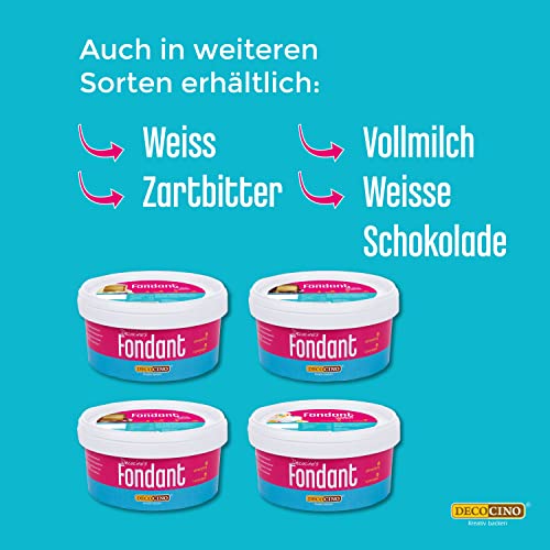 DECOCINO Fondant weiß – 1 Kilo Vorteilspack – ideal zum Verzieren von Kuchen, Torten, Cakepops – palmölfrei & vegan - Image 7