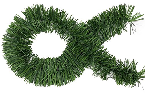 50 Foot Garland For Christmas Decorations - Non-Lit Soft Green Holiday Decor For Outdoor Or Indoor Use - Premium Quality Home Garden Artificial Greenery, Or Wedding Party Decorations (1, 50 Ft) #TOP2
