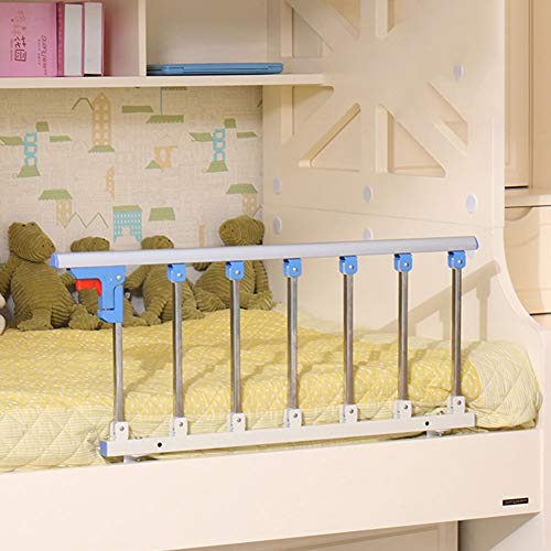 Barandilla lateral de cama para evitar caídas de ancianos con sistema plegable de 97cm 4