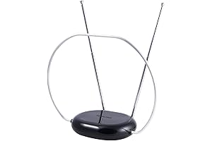 Philips Rabbit Ears Black Indoor TV Antenna SDV8201B/27