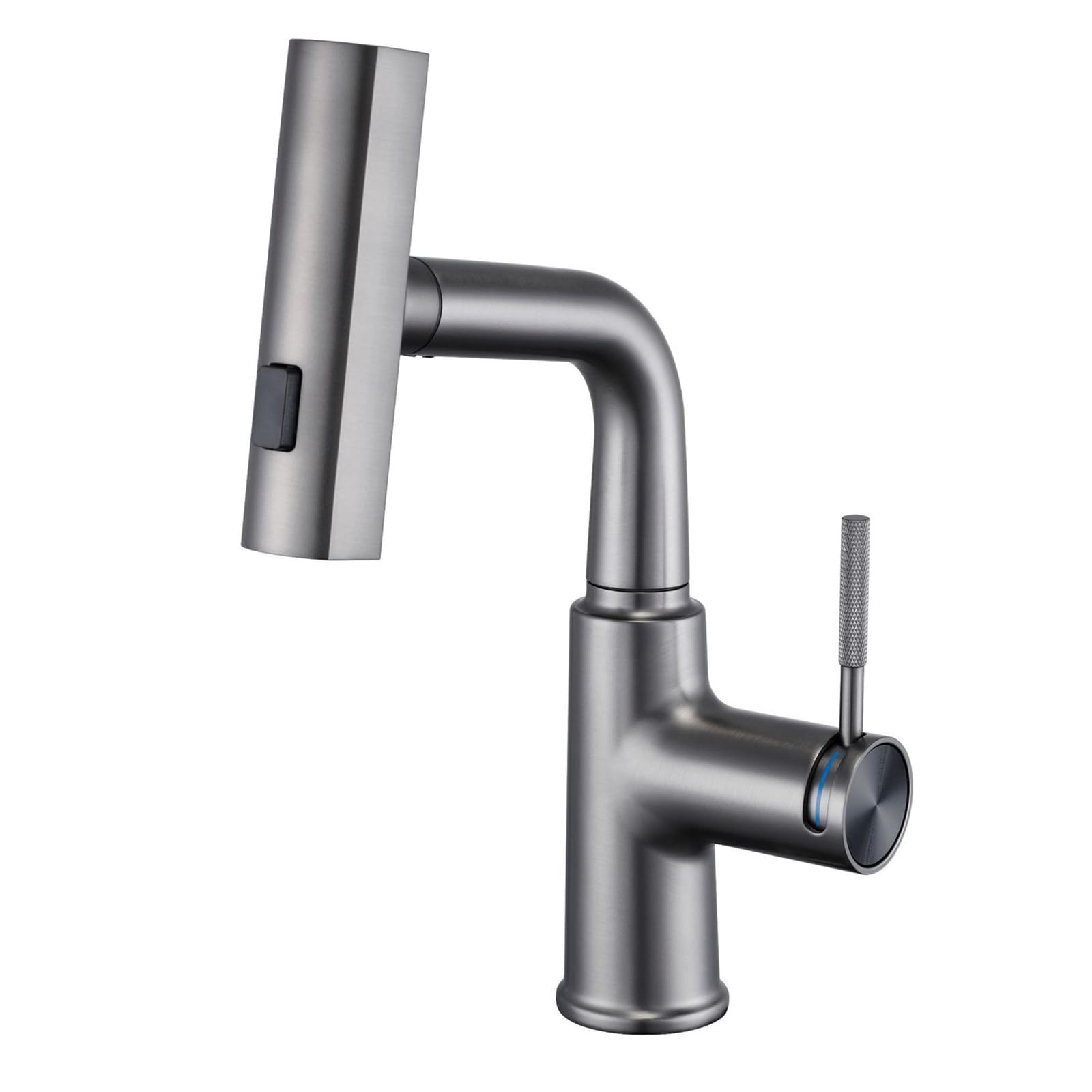 Robinet vasque extractible 2 fonctions avec jet cascade et douchette