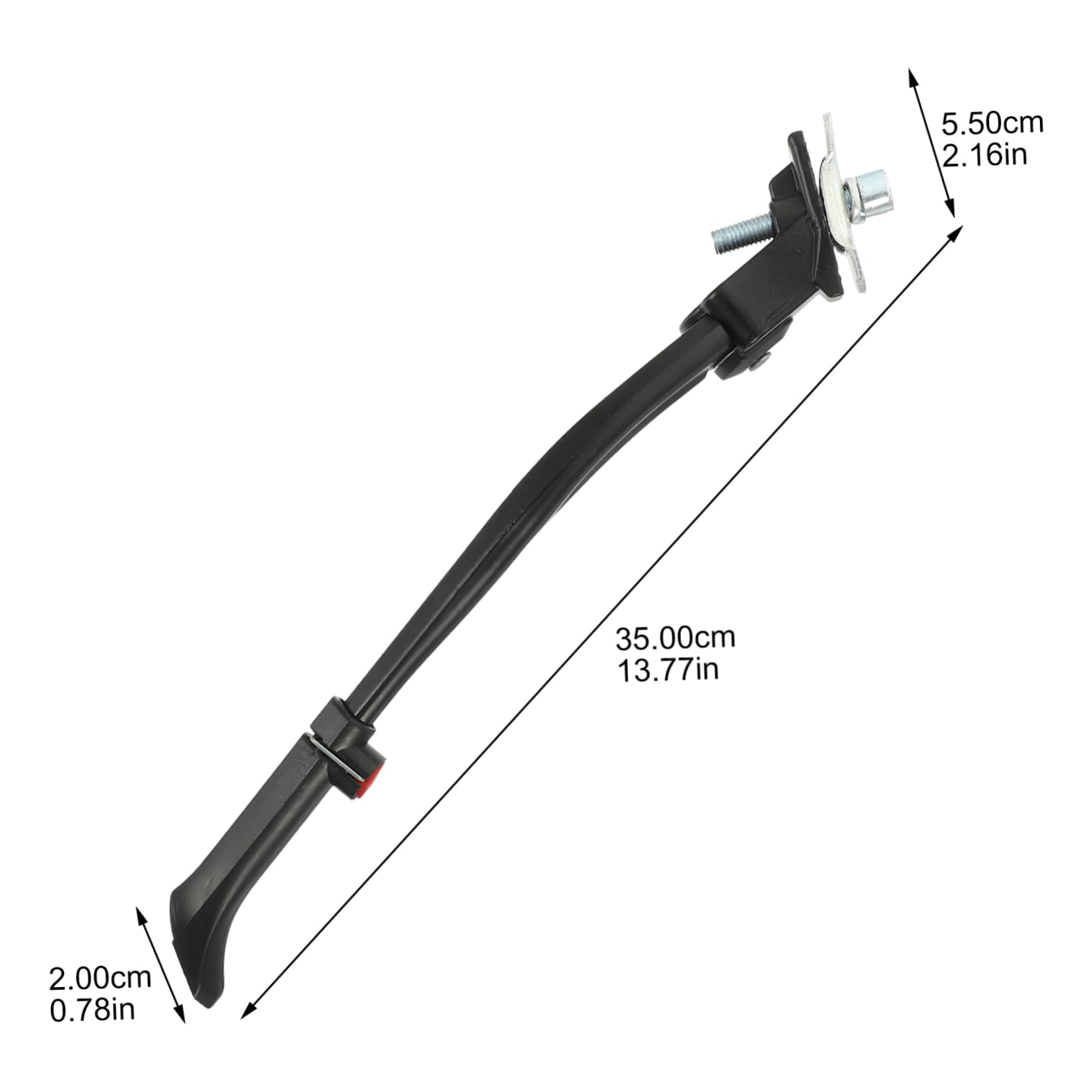 OSOLADY Aluminum Alloy Kickstand Bike Support Rack for Mountain Bikes Quick Release Installation Stable and Safe Parking for Outdoor Cycling