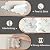 VAOVI Peel and Stick Backsplash Tile,Backsplash Tile for Kitchen Peel and Stick Wall Panels Hexagon Marble Tile(10pcs,White Gold)