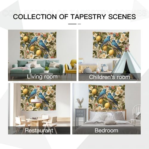 Tapiz de pared de tela premium 200x150cm con estampado natural 3D para un hogar elegante 6