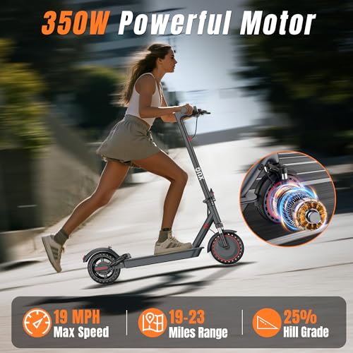 Adults Electric Scooter Dual Suspension, 8.5″/10″ Solid