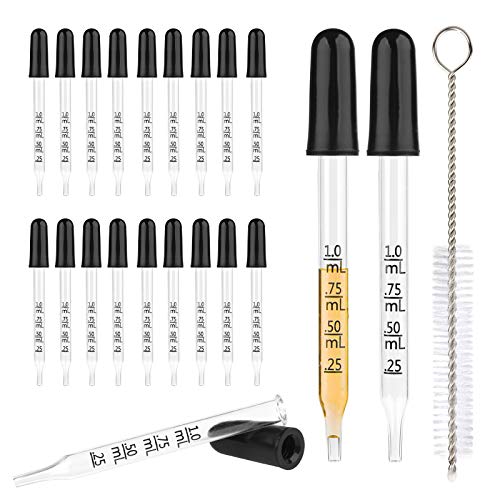 Pipette Vetro 10 Pezzi 1ml - Graduate, Per Oli Essenziali E Laboratorio - Foto 12