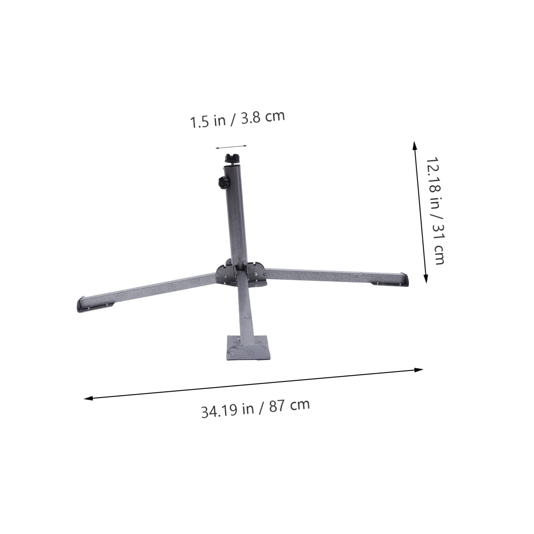 TOYANDONA Pied De Parasol Croix pour Terrasse Ou Plage Support pour Parasol Facile à Installer Ranger