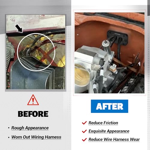 Image of 01232023 Firewall Pass Through for Holley Terminator X Max Eliminates Gromet in fire Wall- Bulkhead Wiring Harness (Black)