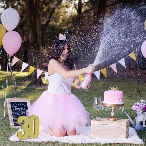 Image of TONIFUL 30th Birthday Decoration for Men and Women,30th Anniversary Decoration,Glod Glitter 30th Birthday Centerpieces for Party Decoration,Number 30 Centerpiece Table Decoration