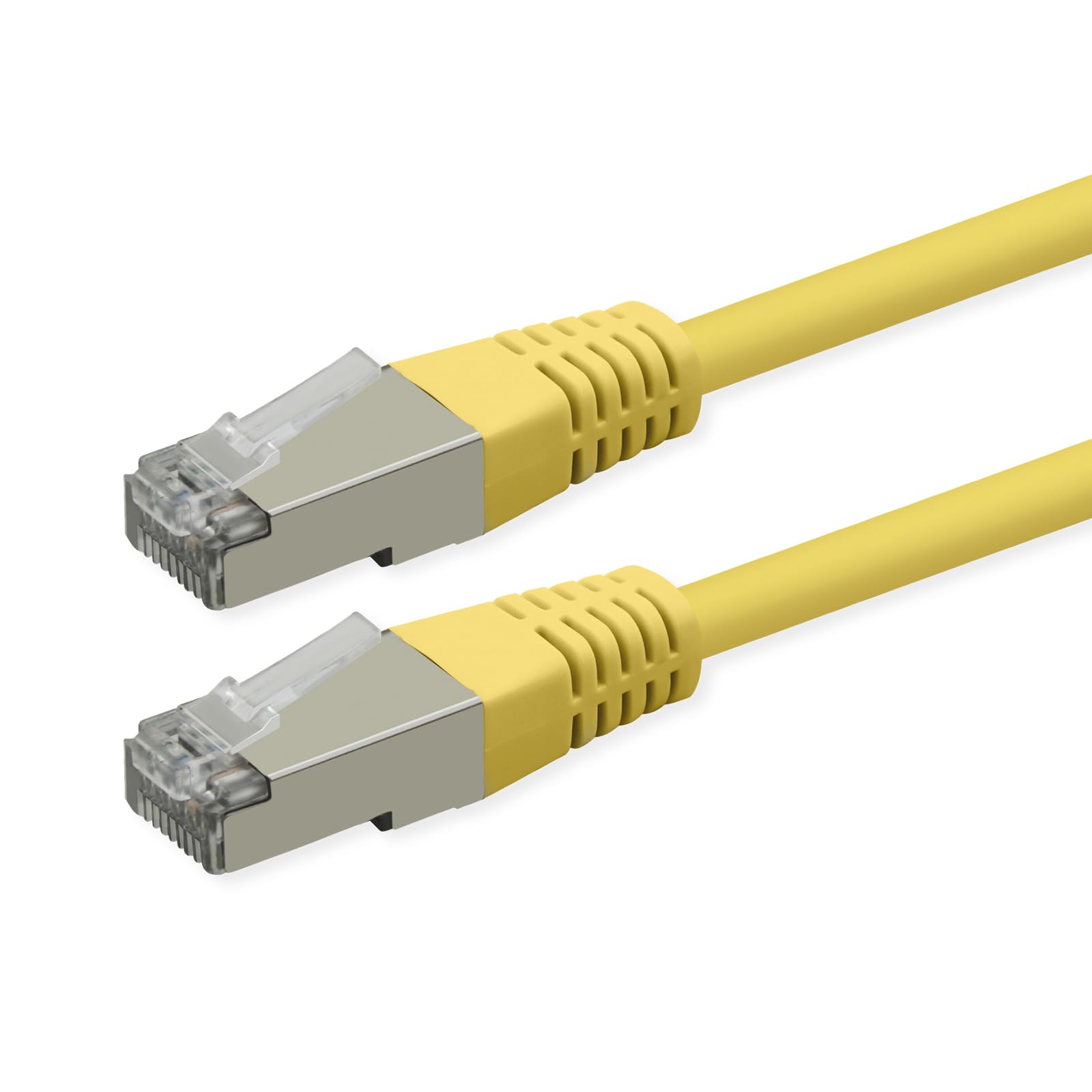 Roline Cable de conexión Cat.6 (Clase E), PoE, S/FTP (PiMF), Amarillo, 20 m