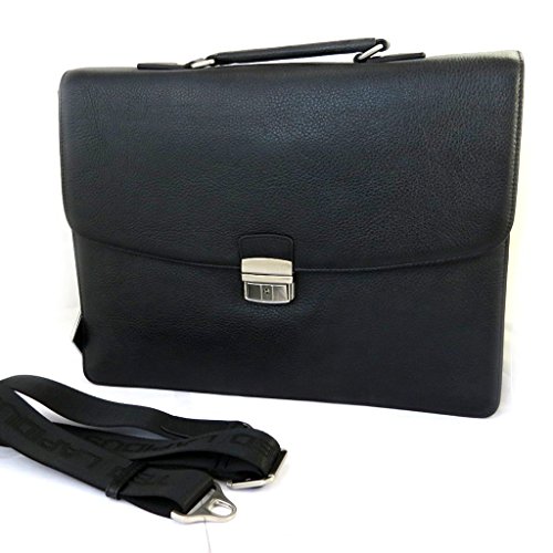 Cartella in pelle 'Ted Lapidus'1 soffietti neri