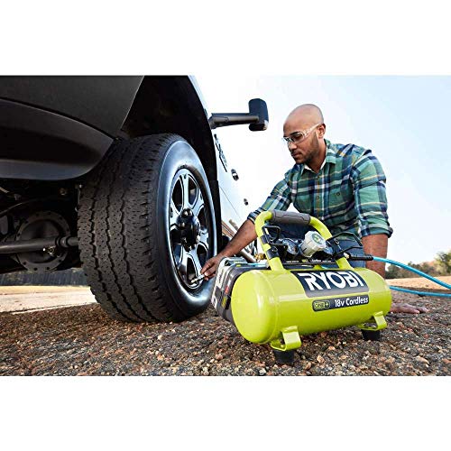 Ryobi 18-Volt One+ Cordless 1 Gal. Portable Air Compressor (Tool Only) (Renewed) #TOP4
