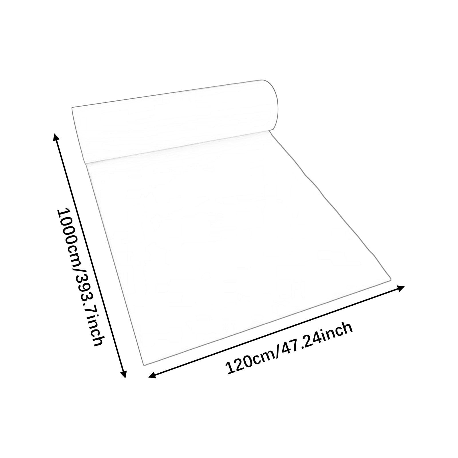 F Fityle Mariage Aisle Runner Mariage tapis 32.8 "ft intérieur extérieur 1,2 m de large pour la cérémonie de shower, Blanc