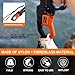 BasicGear Fishing Tool Set – 7” Pliers, 9.5” Fish Lip Gripper, 4.5” Scissors, 7” Fillet Knife, Retractable Clip & Steel-Core Tether, Rust-Resistant Multi-Tool Kit for Anglers, Orange