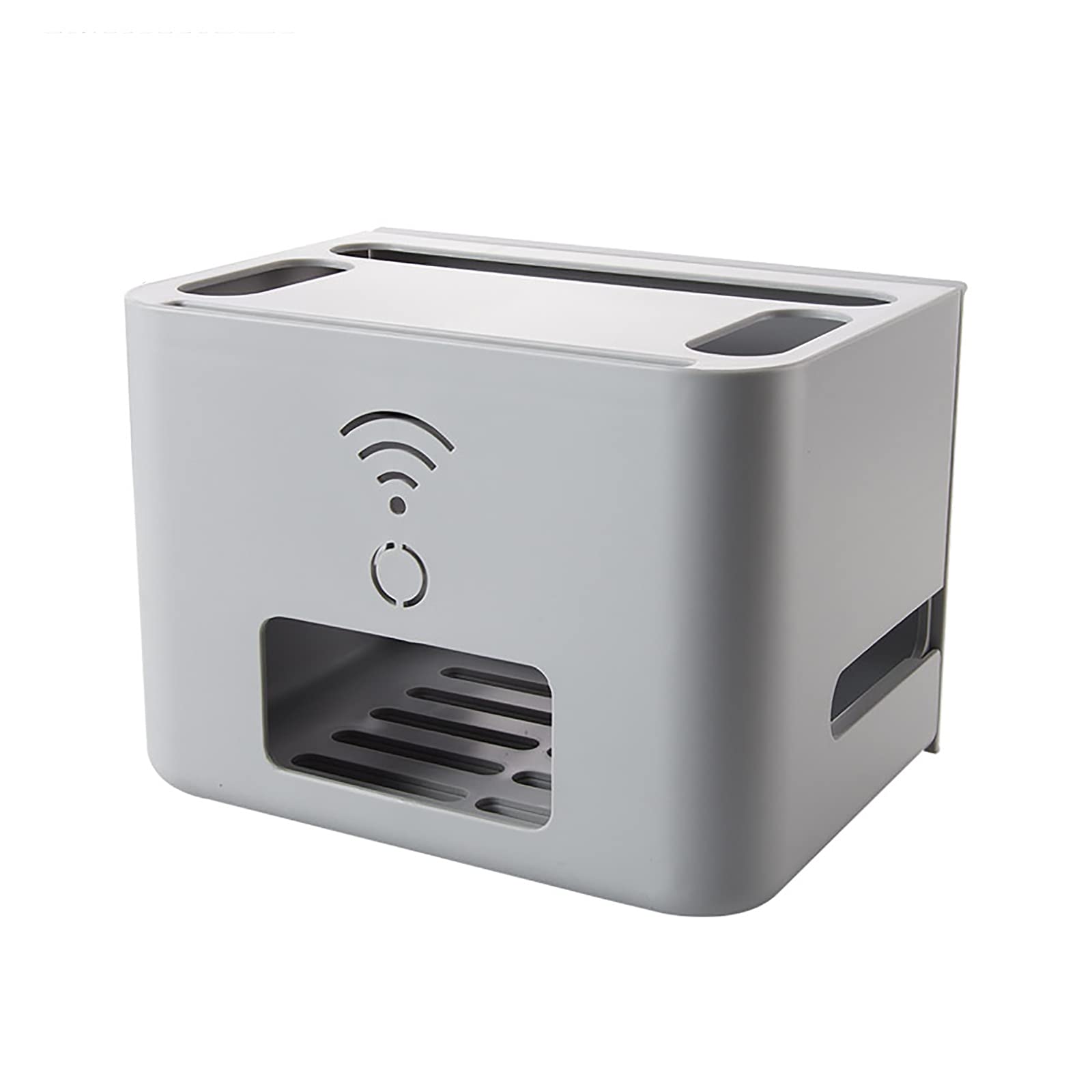 Étagère routeur pour cacher les câbles avec boîte de rangement TV