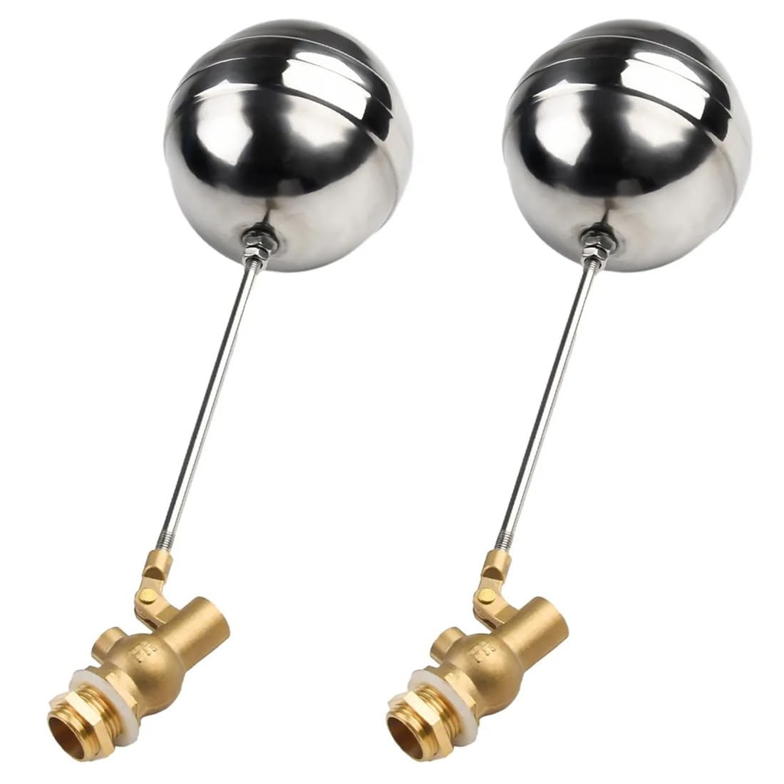 Ijsdnvjndx As Shown 3/4" Brass Float Valve Cold And Hot Water Tank Floating Ball Valve Stem Flowing Control Cistern/Expansion Tanks