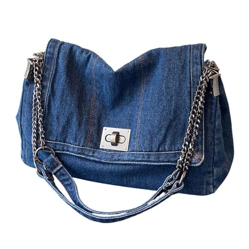 Denim Shoulder Bag for Women Casual Handbag for Outdoor Wedding Birthday Party