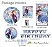 Frozen 2 Inspired Birthday Party Supplies Pack: Big/Small Plates, Cups, Napkins, Table Cover, Banner, Candles - 16 Guests
