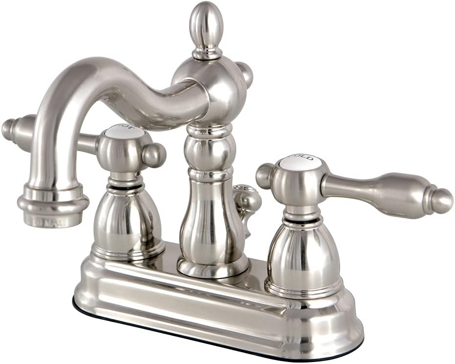 Kingston Brass KS1605TAL 4 in. Centerset Bathroom Faucet, Oil Rubbed Bronze
