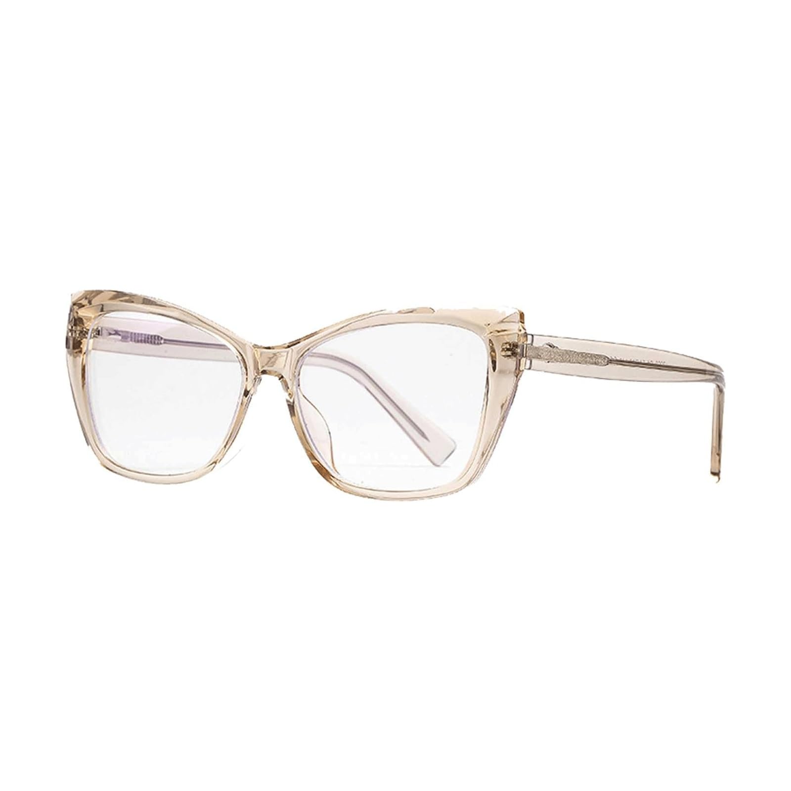 Gafas de luz azul contra el dolor de cabeza digital con montura ojo de gato de titanio ABS