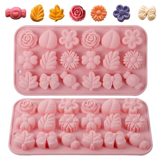 Silikonformen Gießformen 2 Stück Blume Silikon Seifen Form Silikonform in Blumenform Pralinenform Silikon Schmetterlings und Krawatten Silikonformen 3D DIY Silikonform Kerzen Gießen Formen Rose Blume