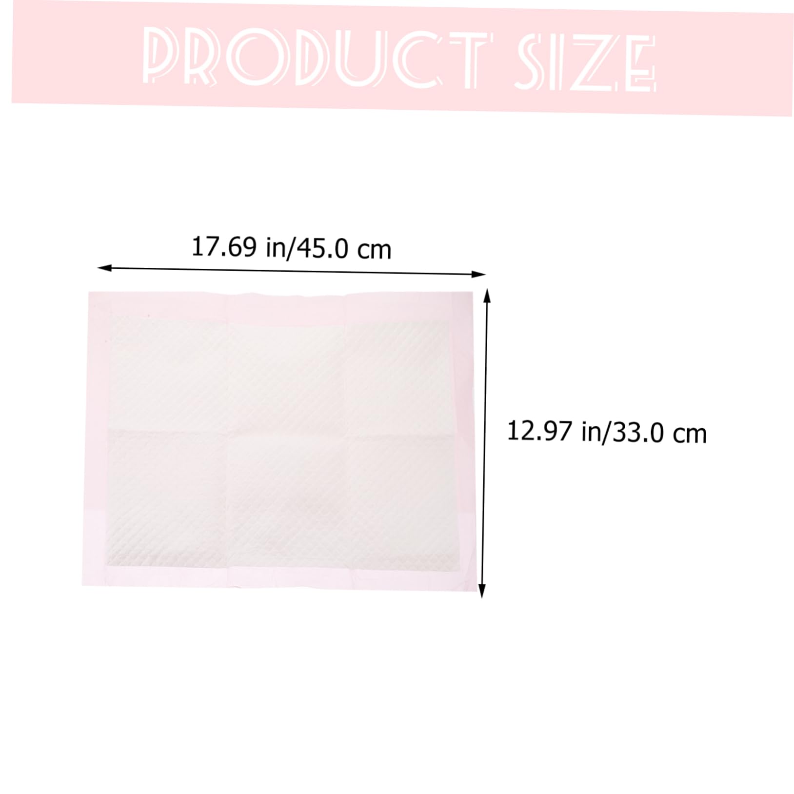 Toddmomy 100pièces Tapis Absorbants pour Chiens Et Tapis De Dressage pour Animaux De Compagnie Matelas Ultra-absorbants pour Chiots Et Petits Chiens De Propreté Et Portables