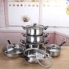 Simpli-Magic 12 Piece Stainless Steel Cookware Set, Silver #2
