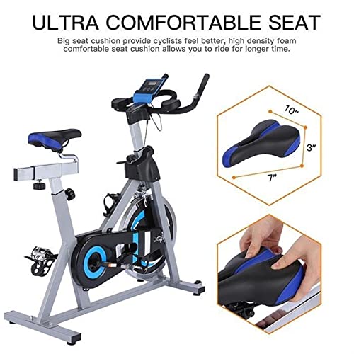 Image of Exercise Bike Bicycles Cycling Stationary Exercise Bike For Home Gym Carbon Steel Unisex Men And Women Indoor Sunny Health Fitness
