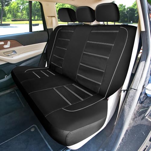 Image of Universal Fit Premier Leatherette Seat Covers - Full Set - Gray