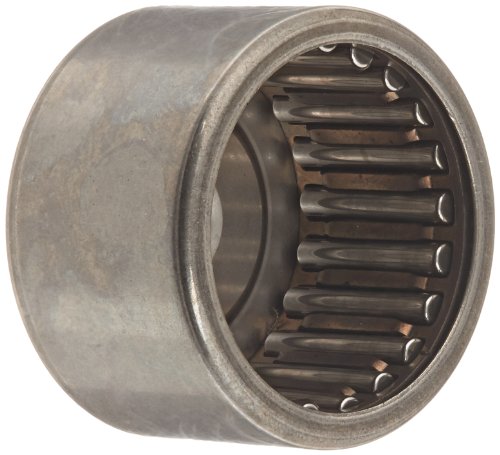 INA BK2520 Needle Roller Bearing, Steel Cage, Closed End, Open, Metric, 25mm ID, 32mm OD, 20mm Width, 10000rpm Maximum Rotational Speed, 7400lbf Static Load Capacity, 4450lbf Dynamic Load Capacity