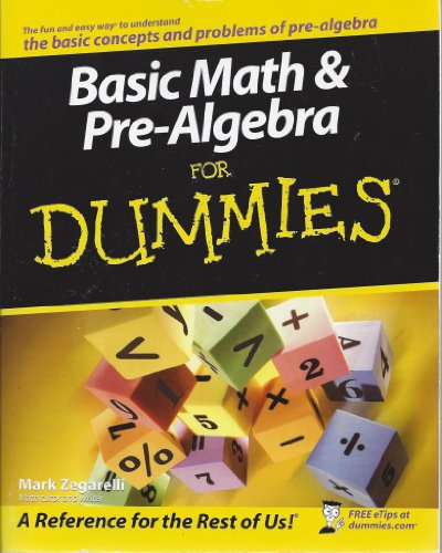 Basic Math & Pre-Algebra for Dummies view 2
