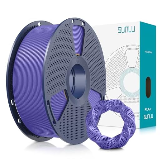 SUNLU PLA Plus Filament 1.75mm, Neatly Wound 3D Printer Filament 1.75mm, PLA+ 1000g, Dimensional Accuracy +/- 0.02 mm, Fit Most FDM 3D Printers, 1kg Spool (2.2lbs), Lavender Purple