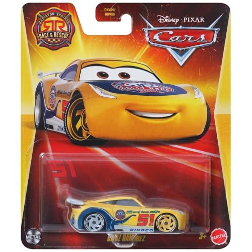 Cars de Disney y Pixar Diecast Cruz Ramirez to the Rescue Toy Vehicle for Kids Ages 3 and Up