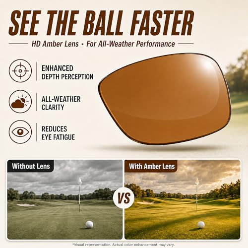 Image of maivnz Golf Sunglasses for Men Women, Golf Ball Finder Glasses, UV400