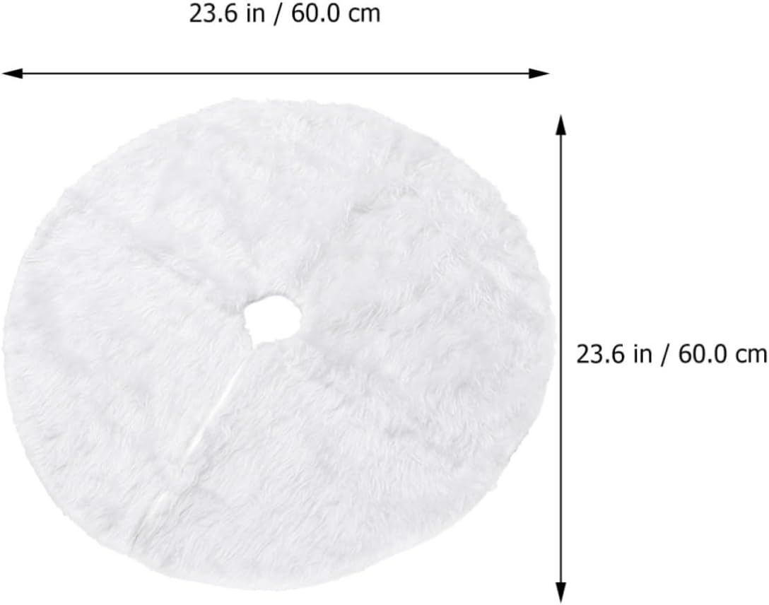 Xmas Christmas Tree White Skirt Decorative Carpet for Presents