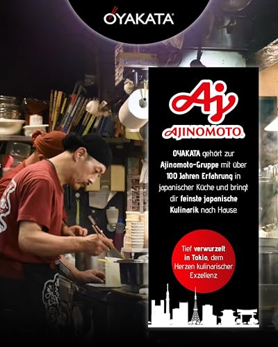 OYAKATA Instant-Nudelbecher Curry 90 g I Würzige japanische Curry-Soße mit Chili I Fertigmahlzeit in 3 Minuten I Ideal für unterwegs & Zuhause I Authentische japanische Ramen-Nudeln