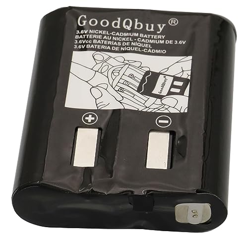 GoodQbuy 5Pcs 700mAh 3.6V Replacement Ni-MH Two-Way Radio Battery Packs for Motorola Talkabout Radios MS350R MT350R EM1000 MC220R MR355 FV800 T4800