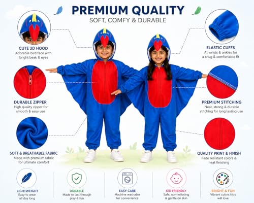 Image of udra Fancy Dress Animal costumes for kids animal dress for boys & girls fancy dress competition school events function for age group 3 to 8 yrs